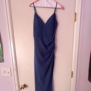 Elegant Blue Evening Gown